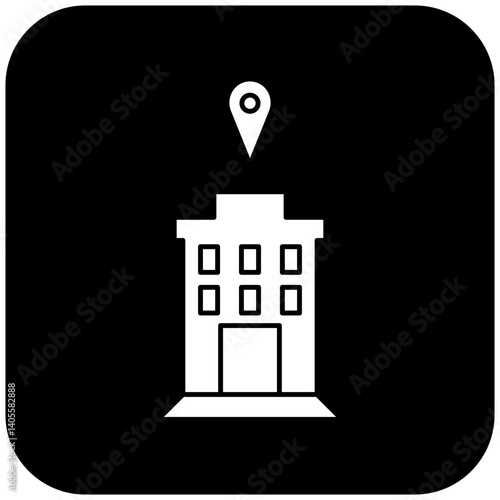 hospital location icon design