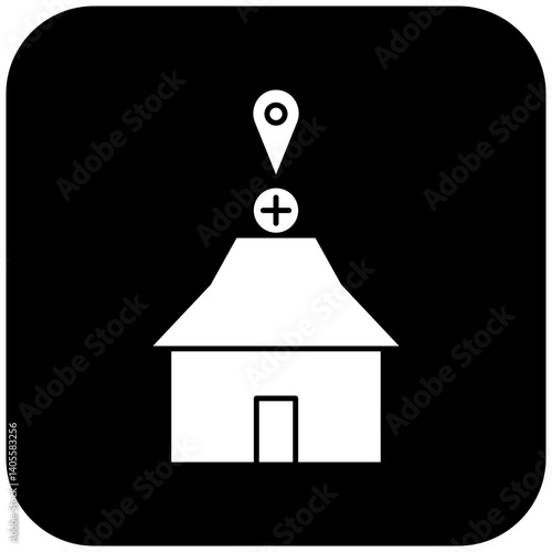 hospital location icon design