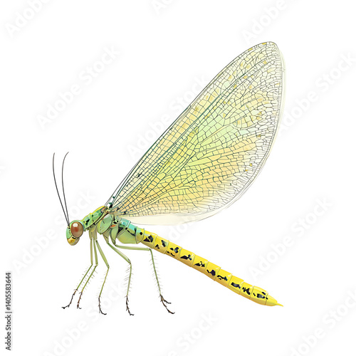 Obraz na płótnie High-resolution image of a detailed moth with symmetrical brown and orange patterned wings and fuzzy body shown from above on a transparent background w salonie