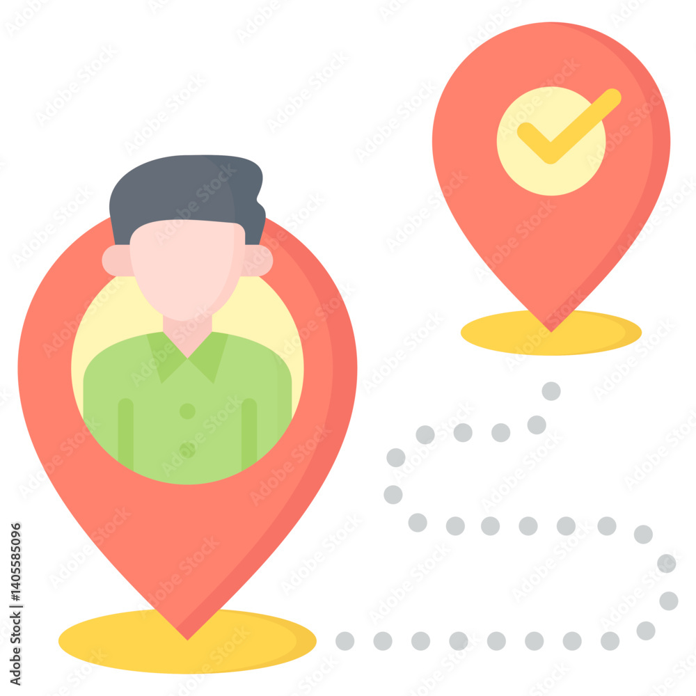 Customer Journey Icon Customer Journey Icon
