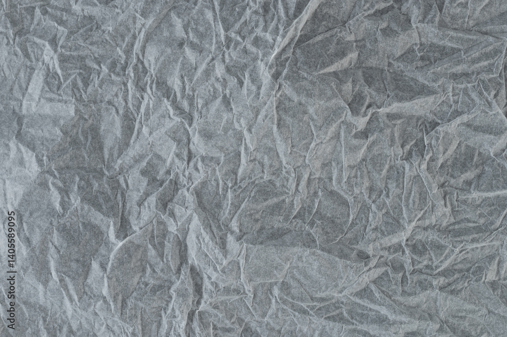 Pattern of crumpled white paper