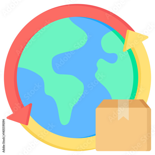 Worldwide Shipping Icon