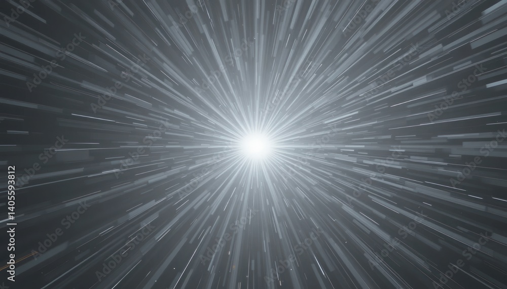 Dynamic light burst cosmic space abstract digital art sci-fi environment central perspective energy and motion concept Dynamic light burst cosmic space abstract digital art sci-fi environment central perspective energy and motion concept