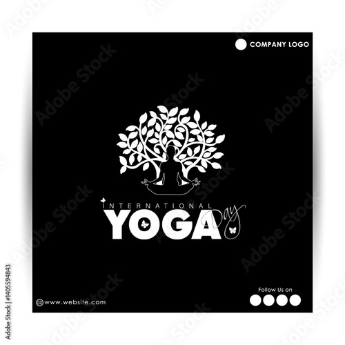 21 june-international yoga day,paper cut yoga body posture, human and sun rays, vector illustration - Vector set	