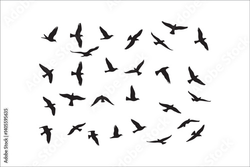 Wallpaper Mural Bird Silhouette Bundle | Flying Birds Vector Clipart | SVG, PNG, EPS for Cricut & Laser Cutting

Birds Vector Silhouettes | Wildlife Animal SVG Files | Digital Bird Clipart for Crafts & Decor

Flying  Torontodigital.ca