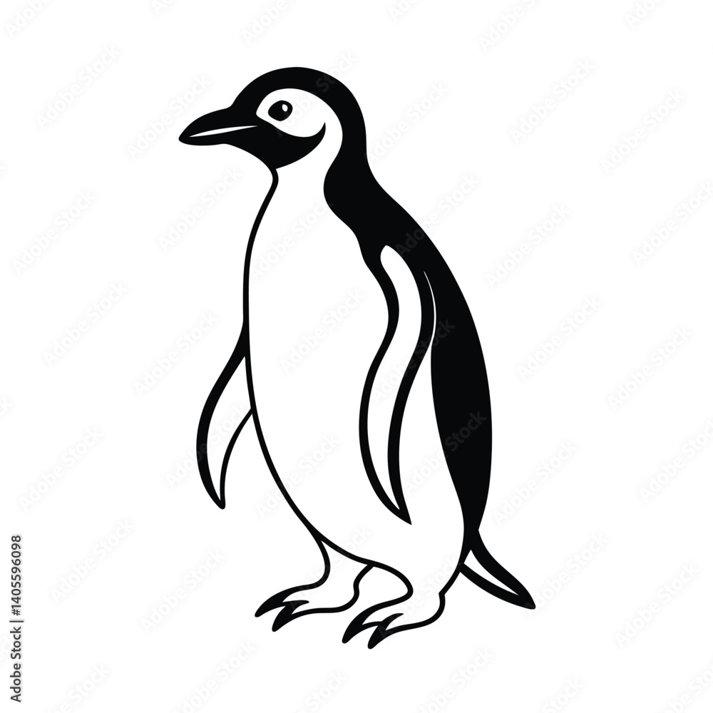 Fototapeta premium penguin vector illustration