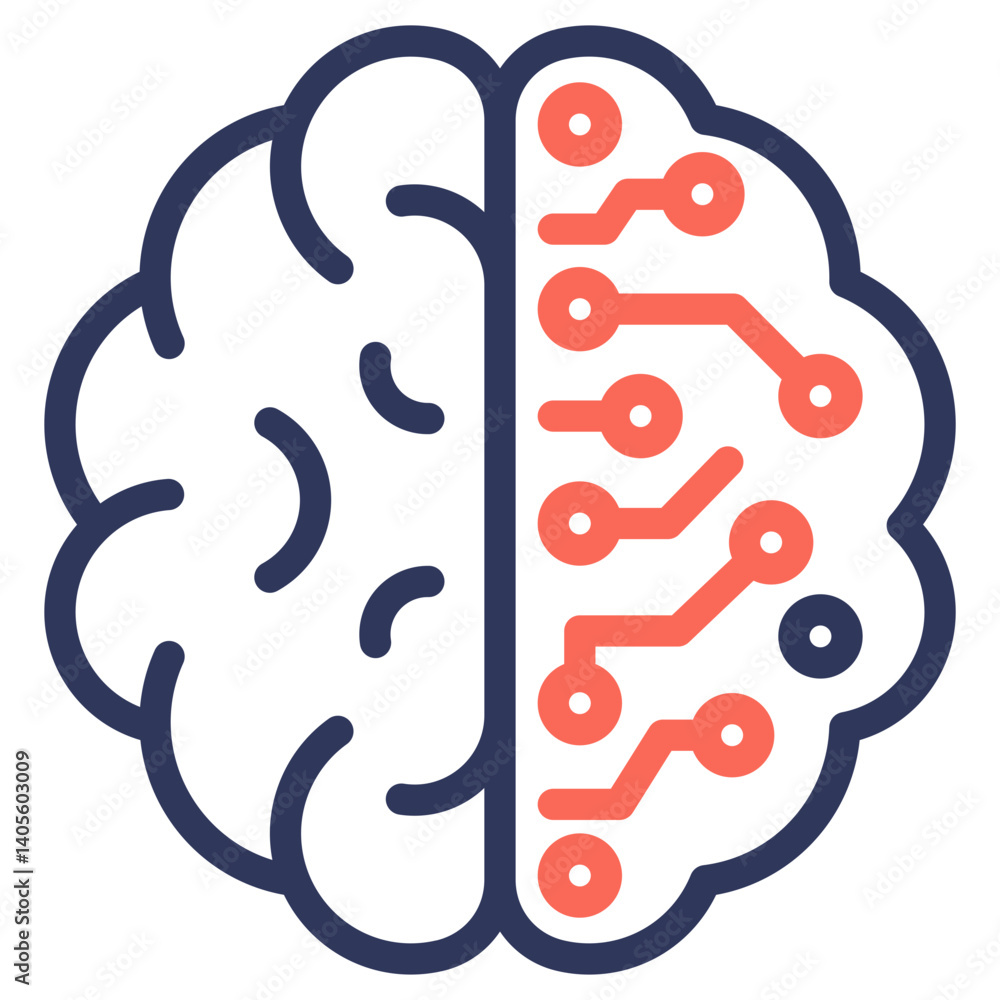 Obraz premium Brain Icon