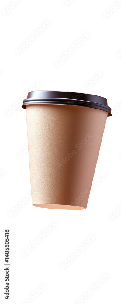 Coffee cup for warm beverage on the go. Coffee cup for warm beverage on the go.