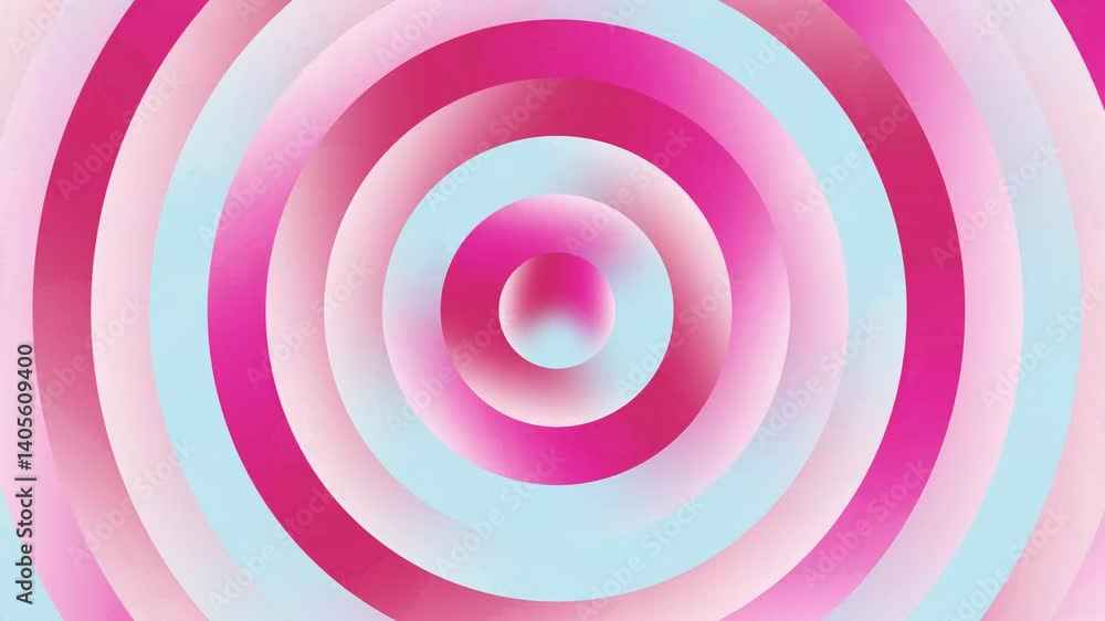 Mesmerizing pink and blue concentric circle gradient pattern for backgrounds, video editing, presentations, wallpaper design, and digital branding in high-definition loops. Mesmerizing pink and blue concentric circle gradient pattern for backgrounds, video editing, presentations, wallpaper design, and digital branding in high-definition loops.