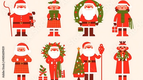 Christmas Santa Illustrations