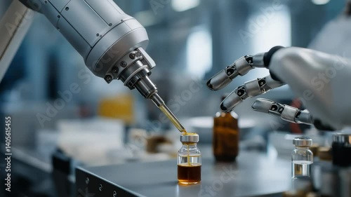 Wallpaper Mural Robotic arm expertly manages hazardous materials in a close-up shot. Torontodigital.ca