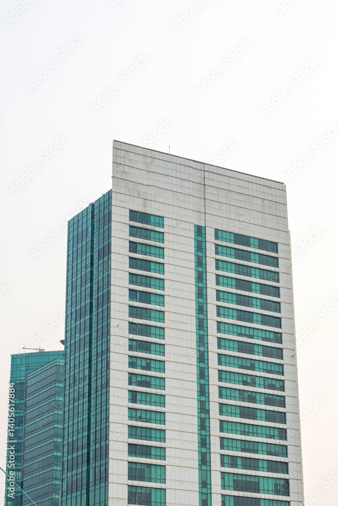 Tall Office Building with Architecture in the City Scape Tall Office Building with Architecture in the City Scape