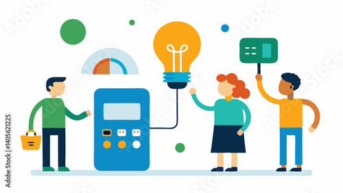 Family members reviewing utility bills and managing finances in a cozy home environment perfect for cost saving tips and budget management concepts