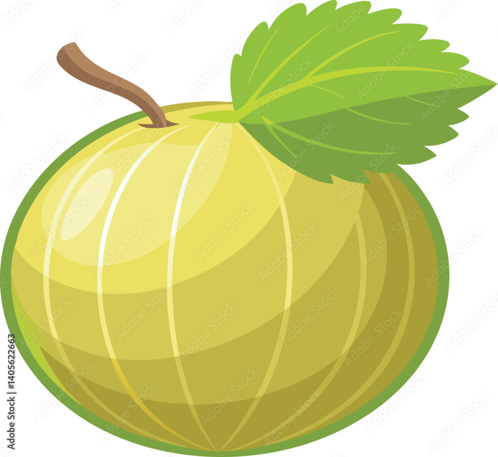 A vibrant and detailed vector art illustration of beautiful gooseberries, showcasing rich colors and realistic textures in a stylized design. A vibrant and detailed vector art illustration of beautiful gooseberries, showcasing rich colors and realistic textures in a stylized design.