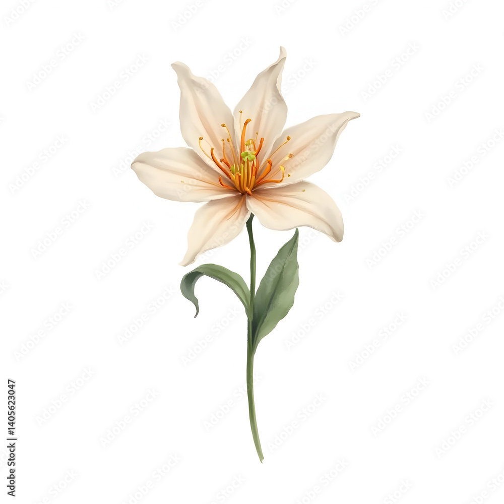 white flower isolated on white white flower isolated on white