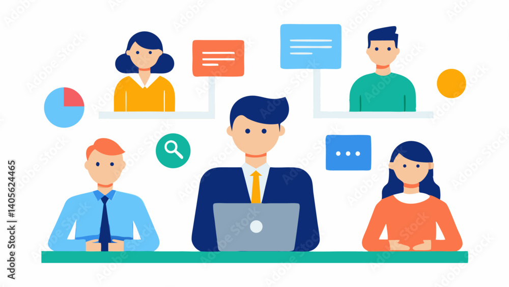 Team leaders and staff planning projects and managing tasks in a business setting ideal for management guides team building and company productivity Team leaders and staff planning projects and managing tasks in a business setting ideal for management guides team building and company productivity