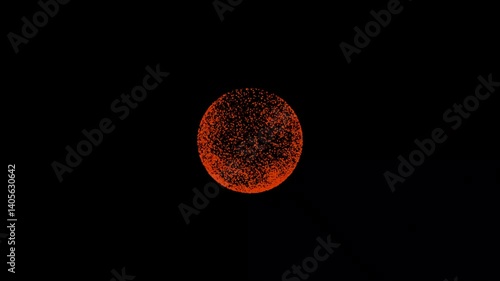 Large yellow moon taken at a close approximation during the period of the full moon and the maximum approach to the Eart