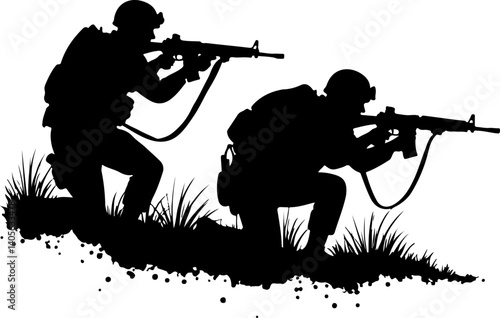 "Brothers in Arms: Shadows of Duty"

"On the Front Line: United for the Mission"

"Silhouettes of Valor"