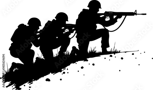 "Brothers in Arms: Shadows of Duty"

"On the Front Line: United for the Mission"

"Silhouettes of Valor"