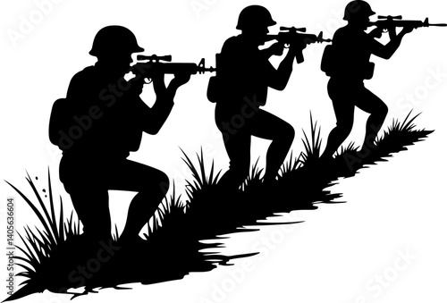 "Brothers in Arms: Shadows of Duty"

"On the Front Line: United for the Mission"

"Silhouettes of Valor"