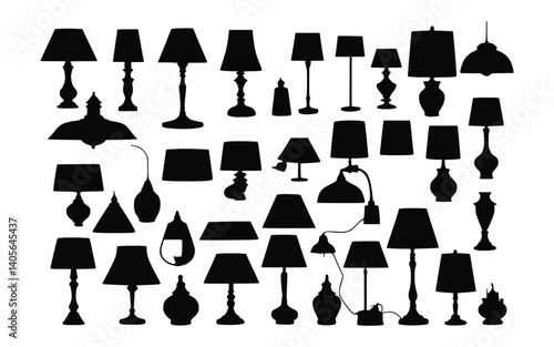 A variety of lamp shapes to enhance your design. Multi-layered arrangement.