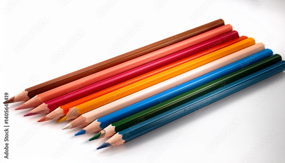 pencils on white background color pencils on white background color pencils isolated on white pencils on white background color pencils on white background color pencils isolated on white