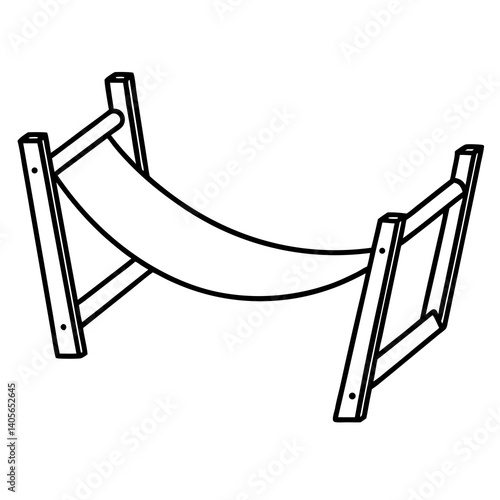 swing on a white background