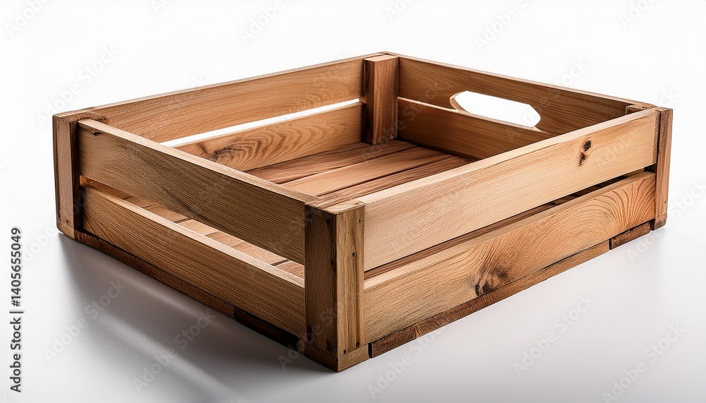 wood crate isolated on white bkg wood crate isolated on white bkg