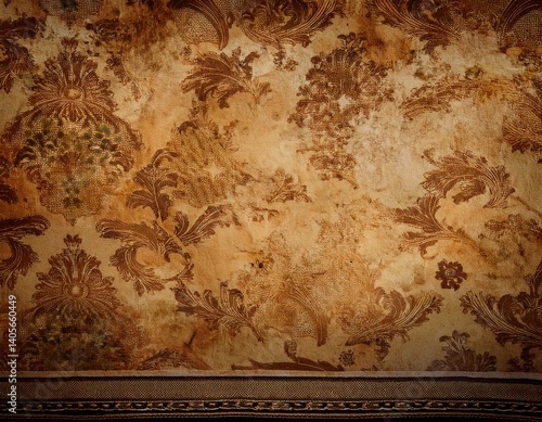 old vintage wallpaper grunge background