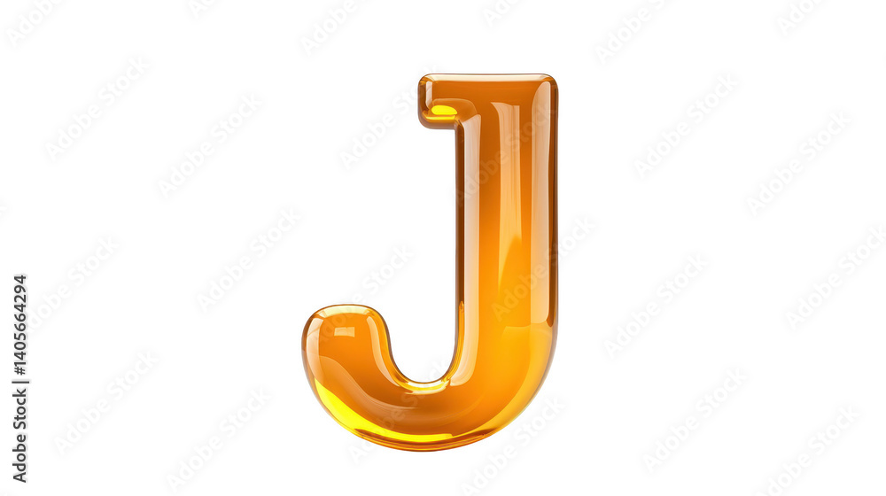 Bold yellow letter j, a striking visual element for modern graphic design and typography Bold yellow letter j, a striking visual element for modern graphic design and typography