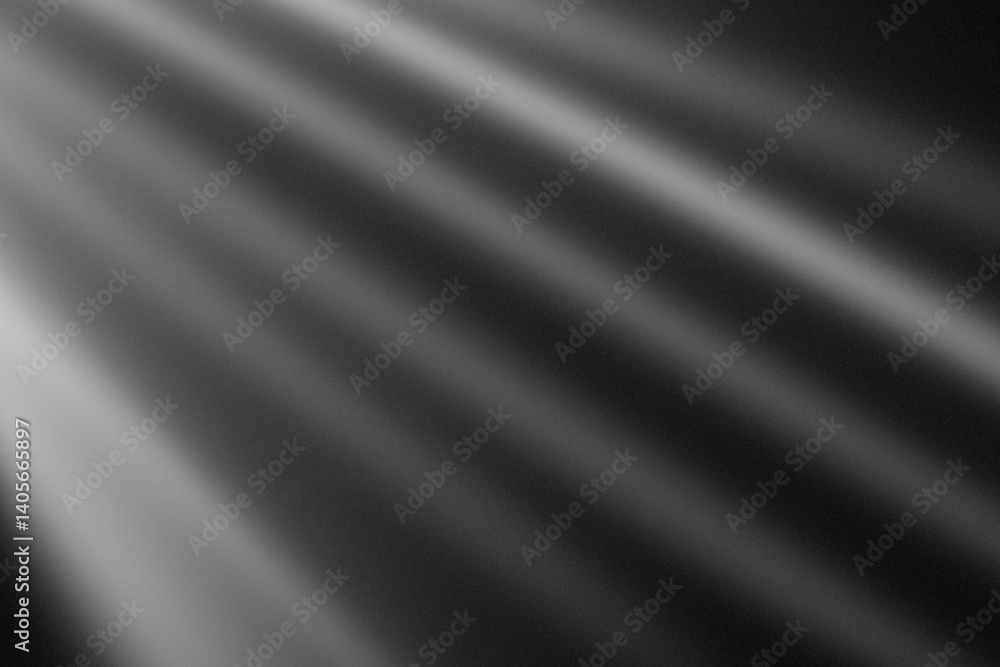 Fototapeta premium Diagonal light rays on dark background.