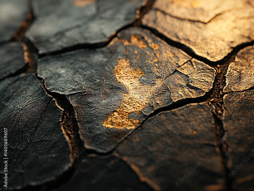 Cracked Gold Texture Cracked Gold Texture