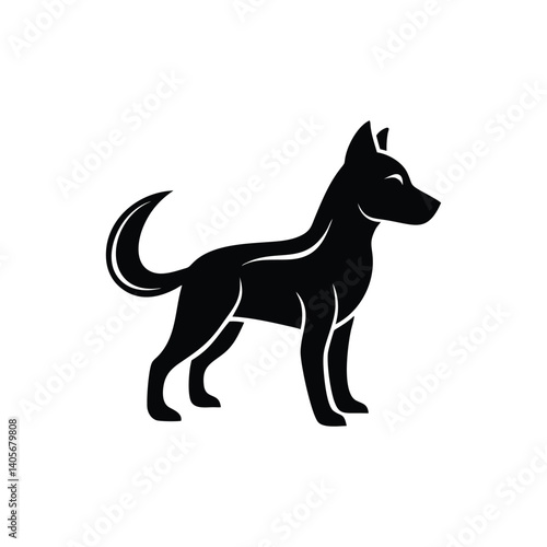 Puppy Dog silhouette Vector art