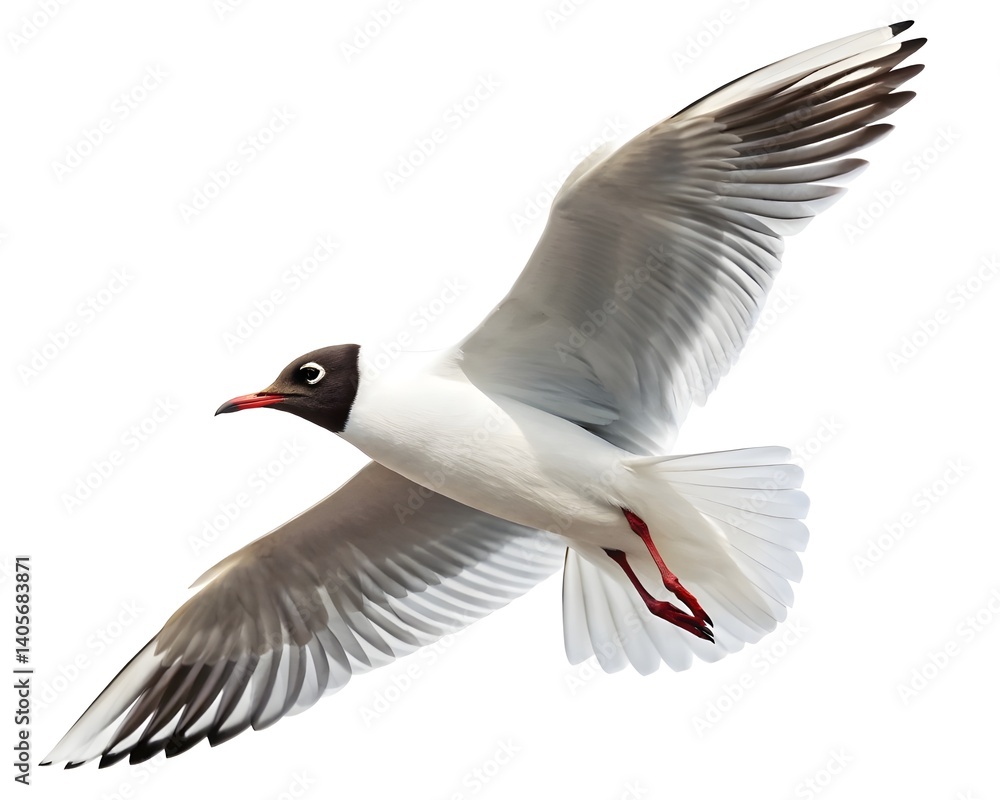 seagull isolated on white seagull isolated on white