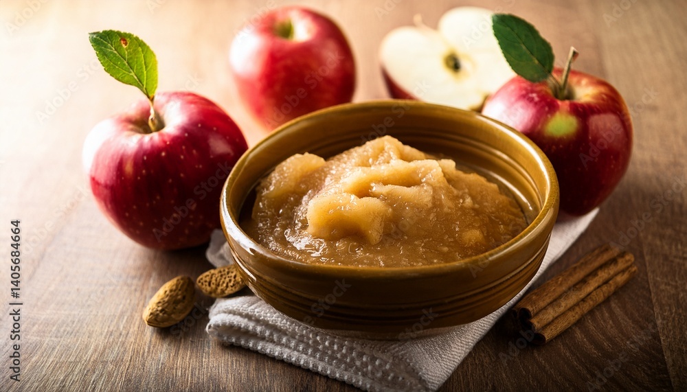 Homemade apple puree Homemade apple puree