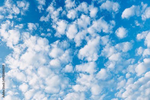 Obraz na płótnie Ciel avec des nuages en mouvement - Arrière plan design avec espace libre w salonie