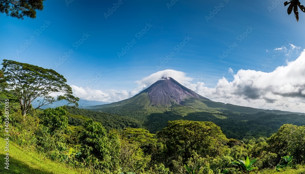 Landscape Picture from Volcano Arenal next to the rainforest Costa Rica Travel in Central America San Jose High quality photo Landscape Picture from Volcano Arenal next to the rainforest Costa Rica Travel in Central America San Jose High quality photo