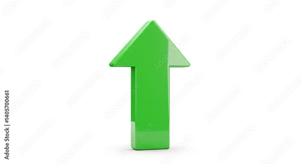 A vibrant green arrow pointing upward, symbolizing growth, progress, and reaching new heights against a clean white background. A vibrant green arrow pointing upward, symbolizing growth, progress, and reaching new heights against a clean white background.