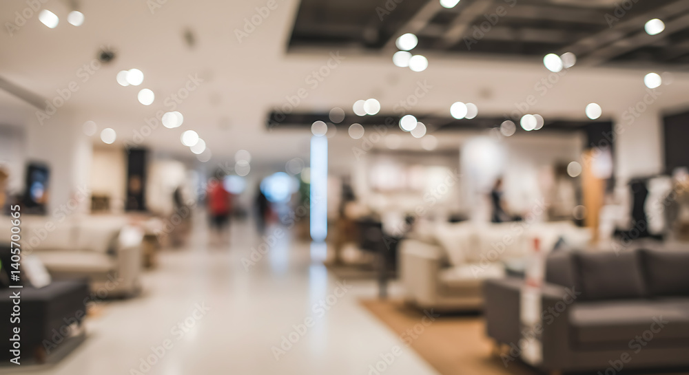 custom made wallpaper toronto digitalBlurred Retail Calm: Soft Lighting, Furniture Displays AI Generated