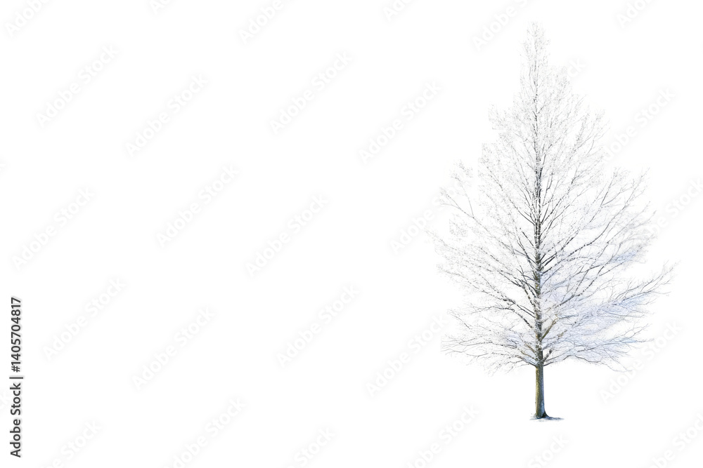 Fototapeta premium Isolated Silver Leaf Ornament on Transparent Background Illustration