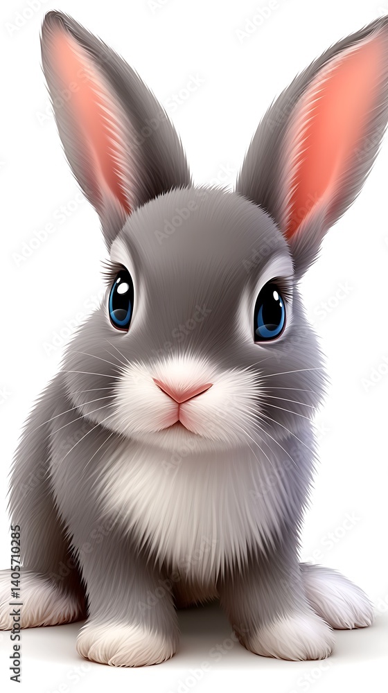 Obraz premium Cute Bunny Portrait