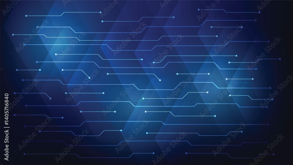Obraz premium abstract futuristic circuit board background