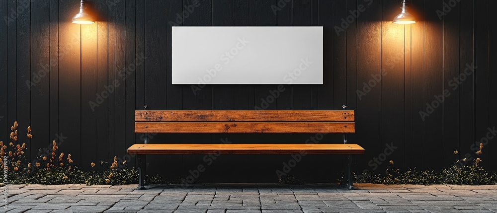 Bench with board Bench with board