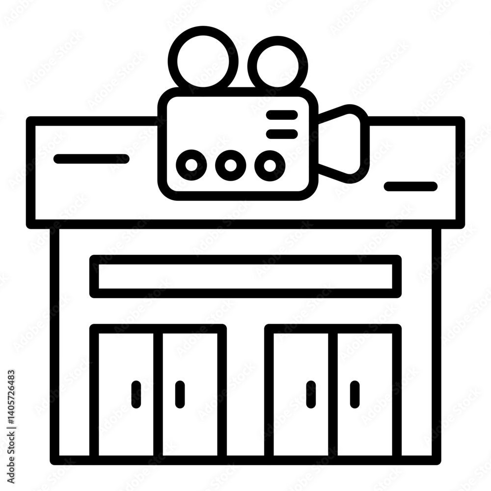 Movie theater Icon Movie theater Icon