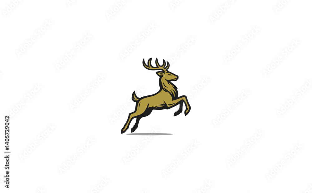 Deer Jump Logo Deer Jump Logo