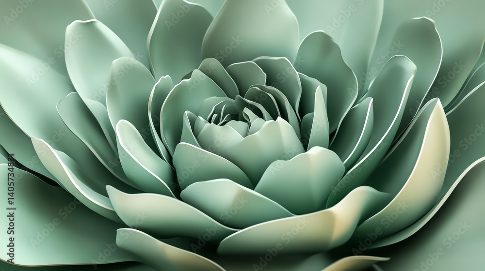 Close-up view of a beautiful succulent plant showcasing intricate details and textures. 3d soft pastel pop Close-up view of a beautiful succulent plant showcasing intricate details and textures. 3d soft pastel pop