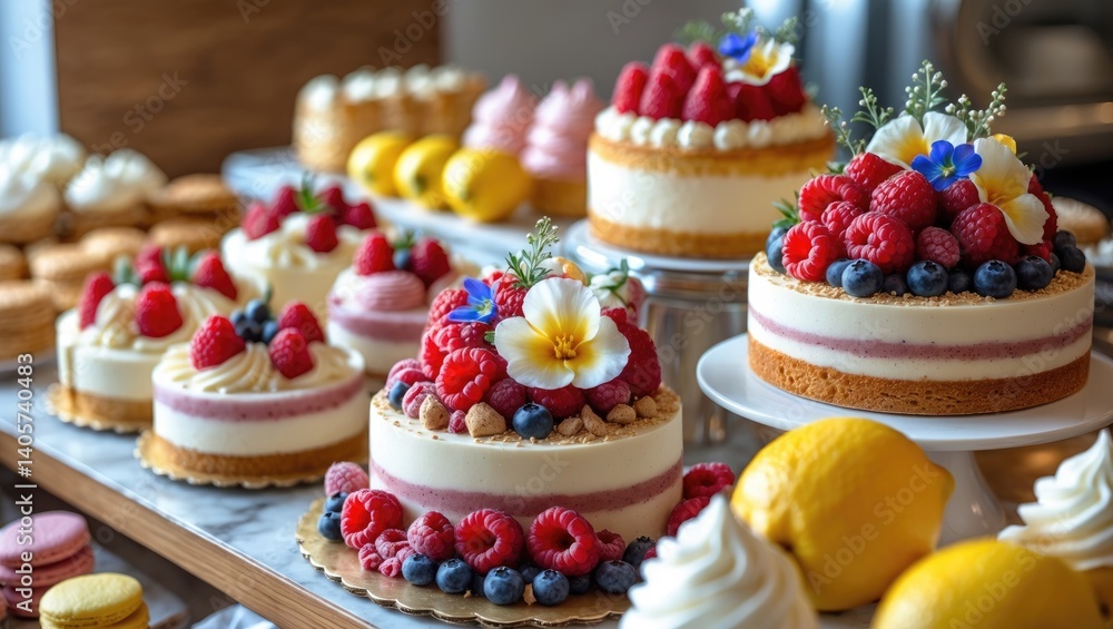 Tartlets of Raspberry and Lemon with Macaroons Tartlets of Raspberry and Lemon with Macaroons