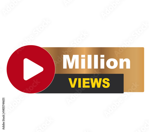 Download this views celebration thumnail banner set 1M to 1M, ik view, 1 M view 08.ai