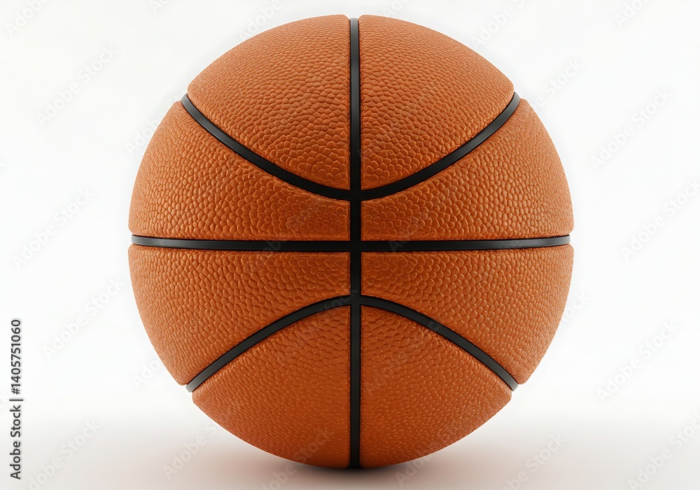 Fototapeta premium Basketball ball isolated on white