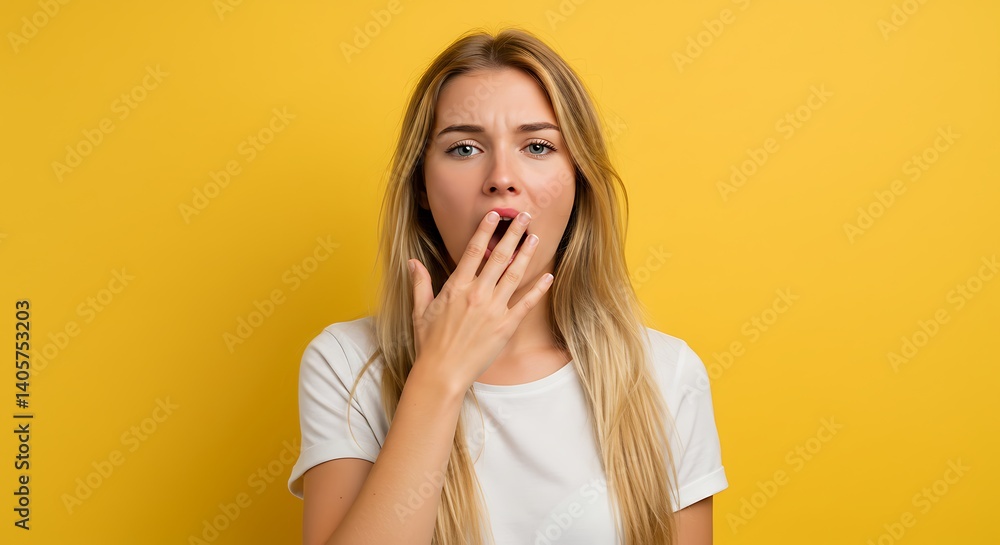 Caught in a Yawning Moment AI Generated Caught in a Yawning Moment AI Generated